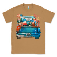 Toasted Coconut Customize USA truck Classic Tee - FaDigitalArtStudio