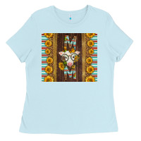 Baby Blue Western Baby Calf Mom Ladies Tee - LillyAllenDesigns