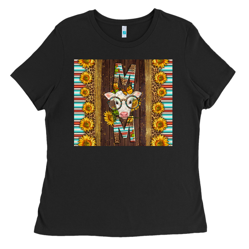 Western Baby Calf Mom Ladies Tee by LillyAllenDesigns | Teevron