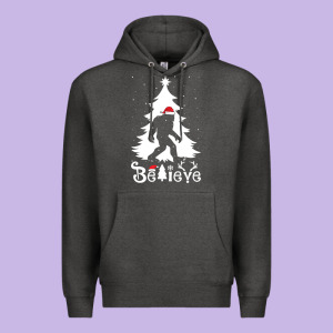 Bigfoot Christmas Shirt Premium Hoodie Designed By Designefamous