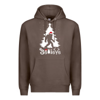 Coffee bigfoot christmas shirt Premium Hoodie - DesigneFamous