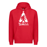 Red bigfoot christmas shirt Premium Hoodie - DesigneFamous