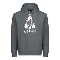 Rock bigfoot christmas shirt Premium Hoodie - DesigneFamous