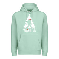 Seafoam bigfoot christmas shirt Premium Hoodie - DesigneFamous