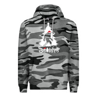 Slate Camo bigfoot christmas shirt Premium Hoodie - DesigneFamous