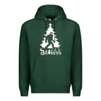 Sports Green bigfoot christmas shirt Premium Hoodie - DesigneFamous