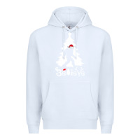 White bigfoot christmas shirt Premium Hoodie - DesigneFamous
