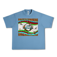 Pebble Blue winter blessings leopard Urban Heavy Tee - LillyAllenDesigns