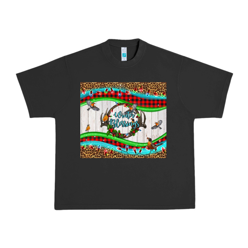 Winter Blessings Leopard Urban Heavy Tee by LillyAllenDesigns | Teevron