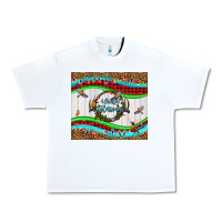 White winter blessings leopard Urban Heavy Tee - LillyAllenDesigns