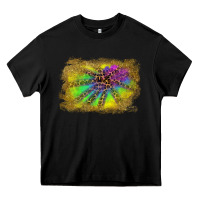 Black colorful glitter leopard background Heavy Core Tee - RanaPortraitStore