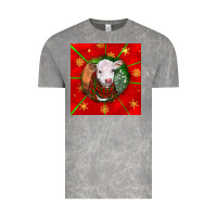 Cloud Rock christmas hereford calf Vintage Tee - LillyAllenDesigns