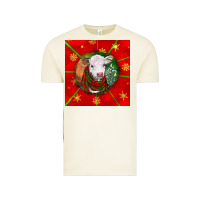 Vintage Arctic christmas hereford calf Vintage Tee - LillyAllenDesigns