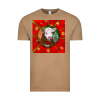 Vintage Coffee christmas hereford calf Vintage Tee - LillyAllenDesigns