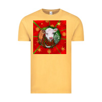 Vintage Mustard christmas hereford calf Vintage Tee - LillyAllenDesigns