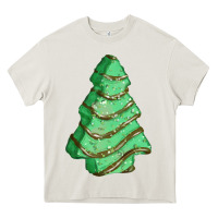 Cream green christmas cake Heavy Core Tee - FaDigitalArtStudio
