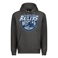 Charcoal Heather worcester railers Premium Hoodie - DesigneFamous