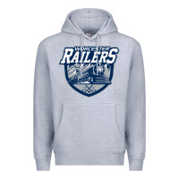 Heather Grey worcester railers Premium Hoodie - DesigneFamous