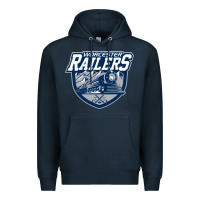 Navy worcester railers Premium Hoodie - DesigneFamous