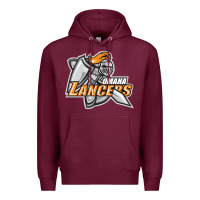 Burgundy omaha lancers Premium Hoodie - DesigneFamous