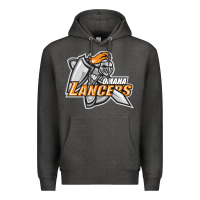 Charcoal Heather omaha lancers Premium Hoodie - DesigneFamous
