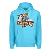 Ocean Blue omaha lancers Premium Hoodie - DesigneFamous