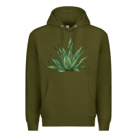 Army Green cactus Premium Hoodie - BarkalooDesign