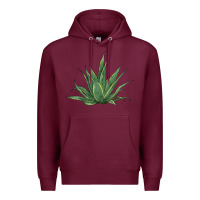 Burgundy cactus Premium Hoodie - BarkalooDesign