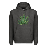 Charcoal Heather cactus Premium Hoodie - BarkalooDesign