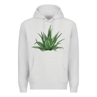 Dove Grey cactus Premium Hoodie - BarkalooDesign