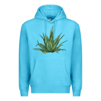 Ocean Blue cactus Premium Hoodie - BarkalooDesign