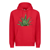 Red cactus Premium Hoodie - BarkalooDesign