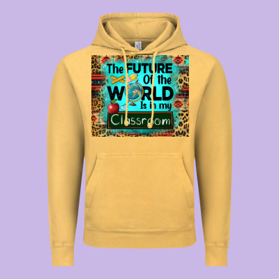 The Future Of The World Is In My Classroom Mousepad Vintage Hoodie Designed By Barkaloodesign
