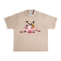 French Oak baby pig with cowhide ribbon Urban Heavy Tee - RanaPortraitStore