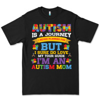 Black lil autism mom Premium Tee - CowhideDigitalArt