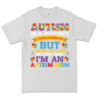 Dove Grey lil autism mom Premium Tee - CowhideDigitalArt