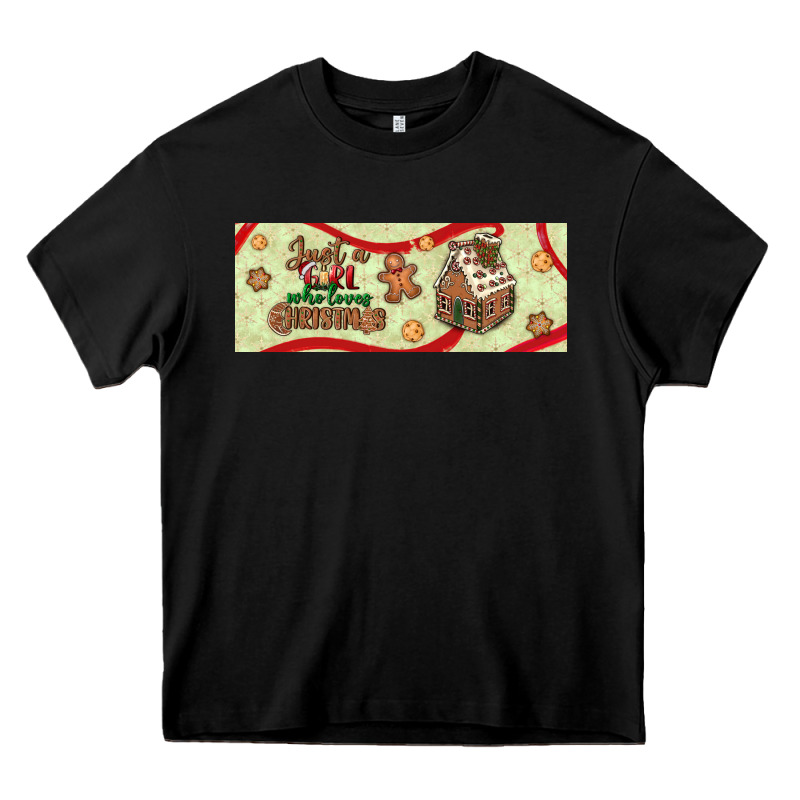 Just A Girl Who Loves Christmas Heavy Core Tee by BundleAndBundleShop | Teevron