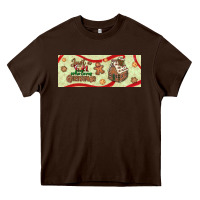 Chocolate Brown just a girl who loves christmas Heavy Core Tee - BundleAndBundleShop