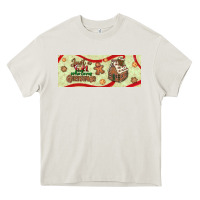 Cream just a girl who loves christmas Heavy Core Tee - BundleAndBundleShop