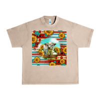 French Oak Charolais Calf Gemstone Urban Heavy Tee - LillyAllenDesigns