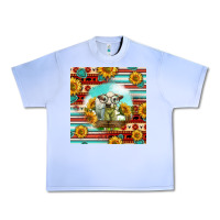 Grape Ice Charolais Calf Gemstone Urban Heavy Tee - LillyAllenDesigns