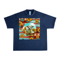 Navy Charolais Calf Gemstone Urban Heavy Tee - LillyAllenDesigns