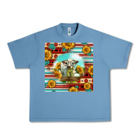 Pebble Blue Charolais Calf Gemstone Urban Heavy Tee - LillyAllenDesigns