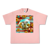 Salmon Charolais Calf Gemstone Urban Heavy Tee - LillyAllenDesigns