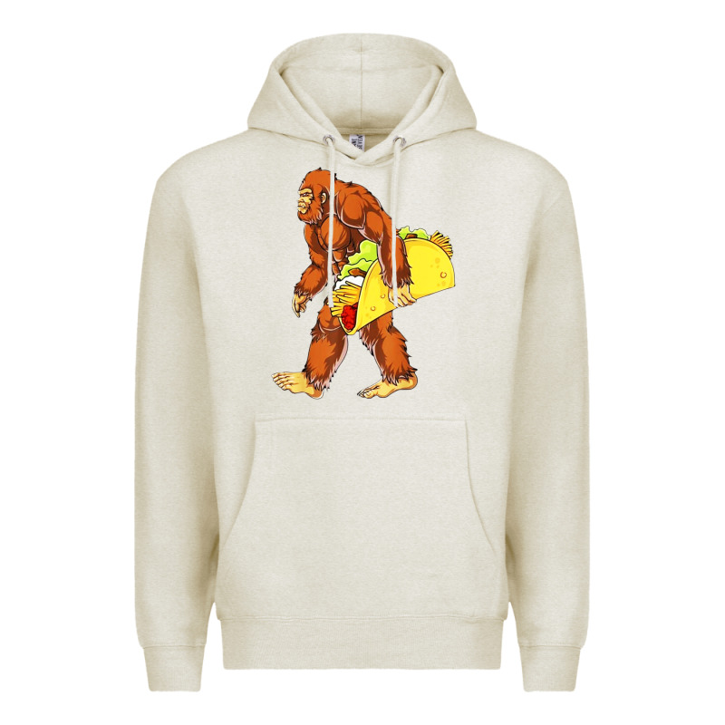 Bigfoot Carrying Taco Premium Hoodie by DesigneFamous | Teevron
