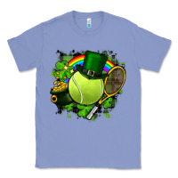 Colony Blue St. Patrick's Day Tennis Classic Tee - FaDigitalArtStudio