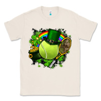 Natural St. Patrick's Day Tennis Classic Tee - FaDigitalArtStudio