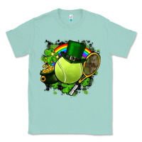 Seafoam St. Patrick's Day Tennis Classic Tee - FaDigitalArtStudio