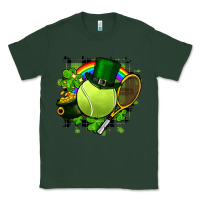 Sports Green St. Patrick's Day Tennis Classic Tee - FaDigitalArtStudio