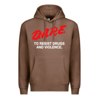 Chestnut d a r e anti drugs Premium Hoodie - DesigneFamous